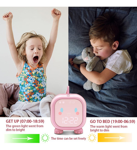 Despertador Digital Anruk Dinosaur Para Niños Con Luz Noctur