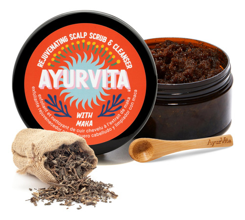 Ayurvita Exfoliante Y Limpiador Para El Cuero Cabelludo, Cui