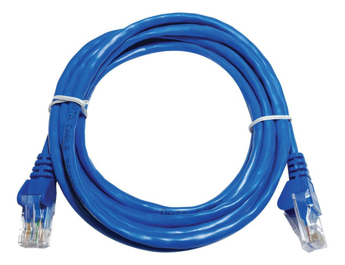 Patch Cord Utp Cat5e 26awg 2.5 Metros Azul Cy-pc2.5m-5-bl