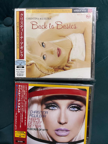 Christina Aguilera 2 Cds Edición Japonés Casi Nuevos