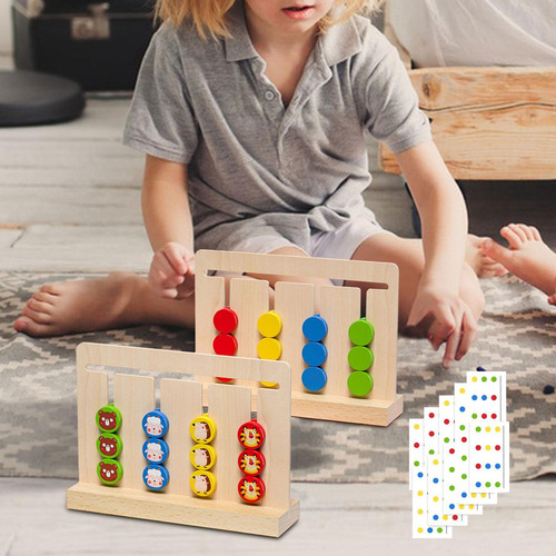 A Juegos Mesa Rompecabezas Toys Slide Para Combinar Colo