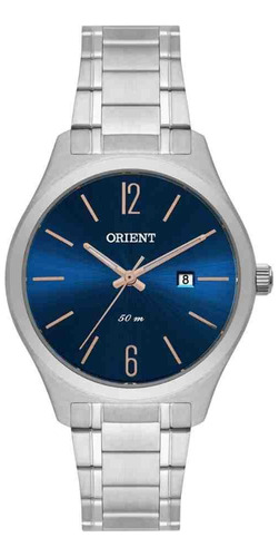 Relógio Orient Prata Fbss1199 - Calendário, Aço Inox, 5 Atm