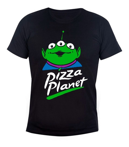 Remera Hombre Algodón Pizza Planeta Marcianos Toy Story