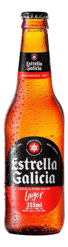 Cerveza Estrella De Galicia Porron 355 Ml Importado