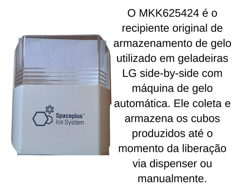 Coletor De Gelo Para Geladeira Side By Side Mkk625424