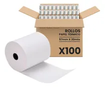 Comprar 100 Rollos Mercado Pago Point Smart 58x20 Comandera Balanzas