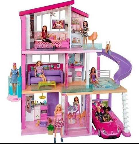 Casa De Ensueños De La Barbie Dreamhouse Mansion De 3 Pisos