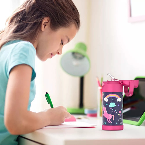 Botella Térmica Con Sorbete 355 Ml Unicornio Thermos