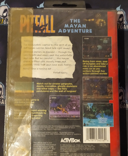 Pitfall The Mayan Adventure Sega Genesis En Caja Remate