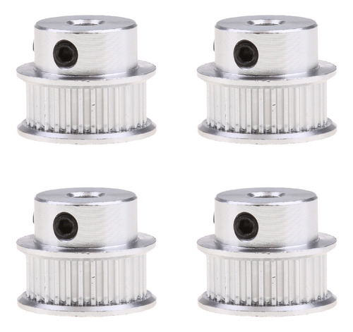 4x Polea Gt2 30 6 Mm Correa Dentada Gt2 5 Mm Orificio