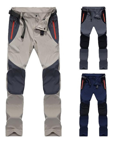 Quick-drying Pants Men's Color Matching Hiking Trousers