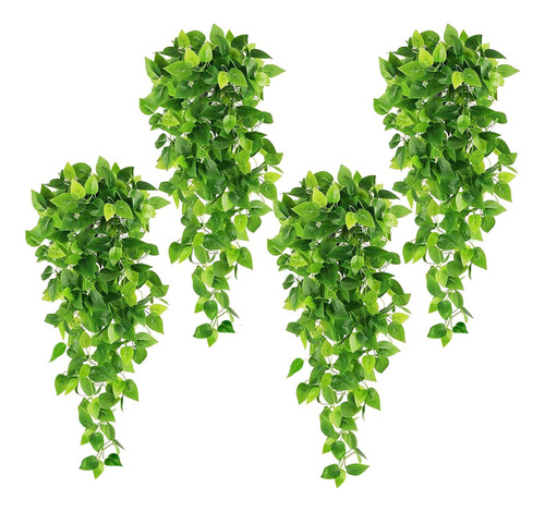 Planta Colgante Artificial, 4 Pack 3.6ft Planta Colgante