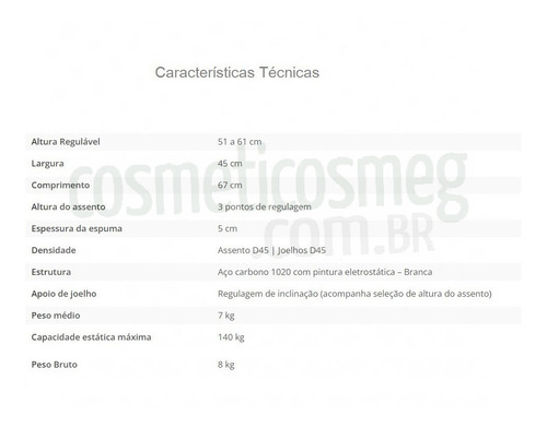 Imagem 6 de 10 de Cadeira Reeducação Postural Kneeling Chair Relaxamento Dores