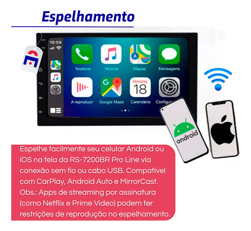 Kit Central Multimídia Hb20 12/19 2din 7pol + Câmera De Ré