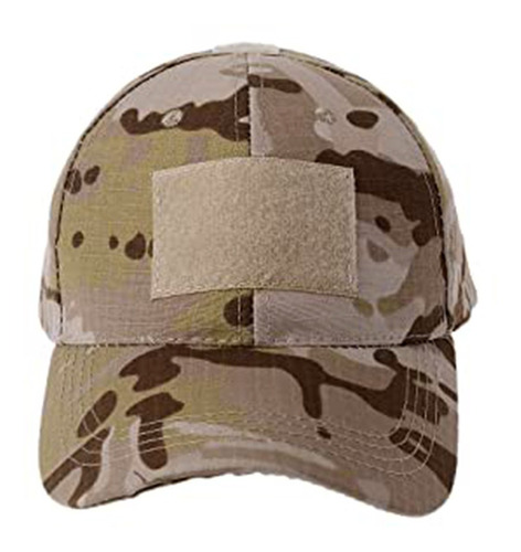 Gorro Táctico Militar Multicam Camuflado Insignias Logos