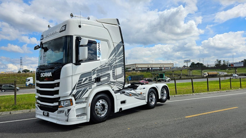 Scania R450 6x2 Ano 21 Highline Euro 5 Aut Ipva 2025 Pago!