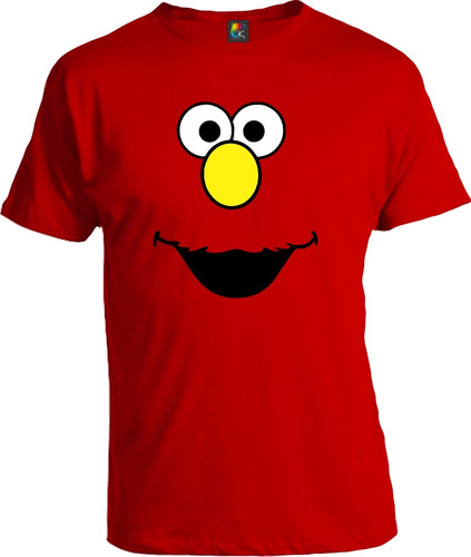 Remera Personalizada Diseño - Elmo Plaza Sesamo Creativo