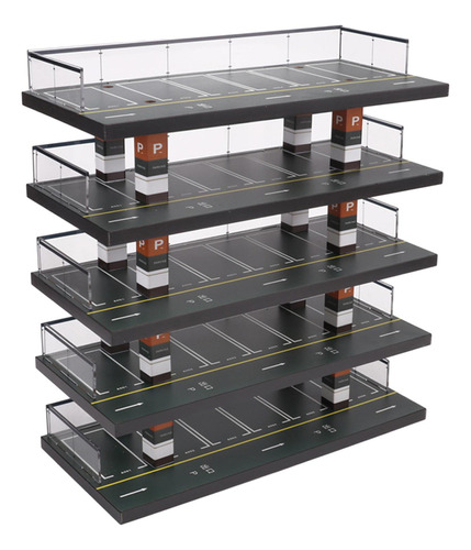 Vitrina De Estacionamiento De Coche Diorama 1/64, Soporte De