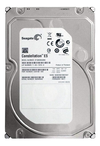 Disco duro interno Seagate Constellation ST32000644NS 2TB