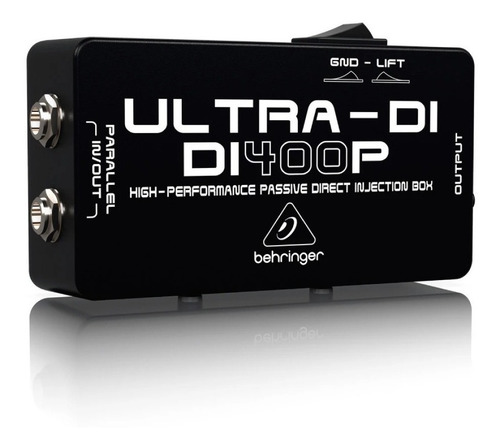 Direct Box Passivo Behringer Ultra-di Di400p Profissional