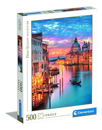 Puzzle Clementoni 500 Venecia Atardecer Lighting Venice