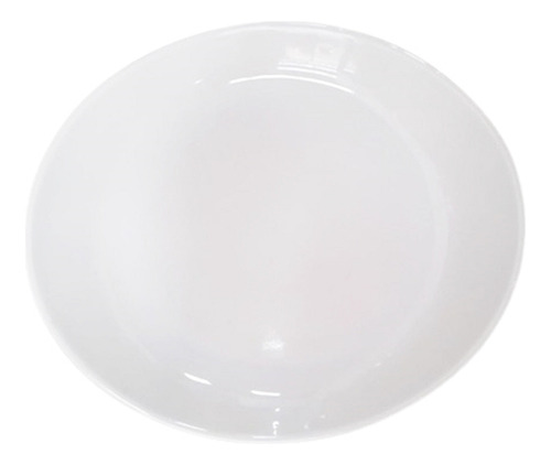 Plato Playo Góndola Tivoli Porcelana Blanca 26 Cm