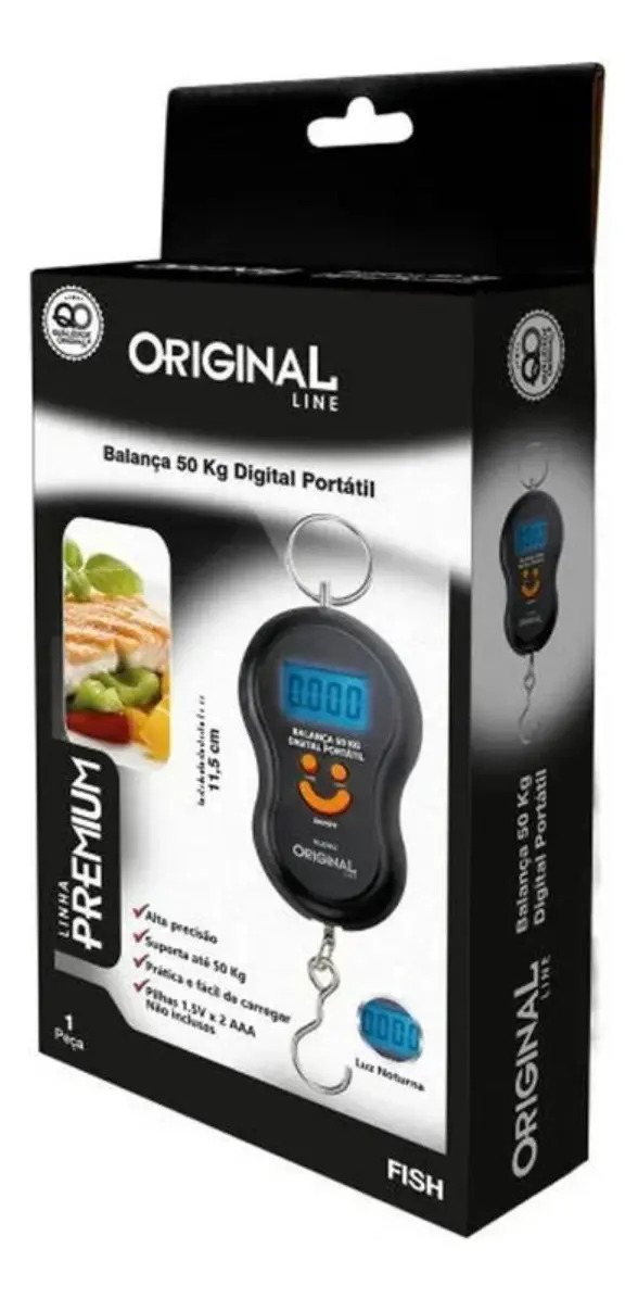 Balança Digital Utensílio BALANÇA DIGITAL 50 kg Portátil Precisão Alta