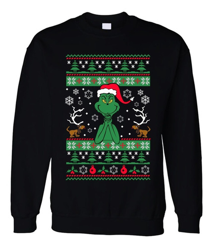 Sudadera Anime Navidad Ugly Christmas Sweater Grinch 03