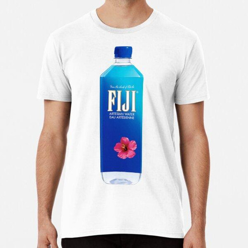 Remera Botella De Agua Fiji Algodon Premium