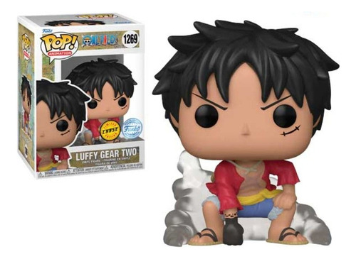 Funko Pop One Piece Luffy Gear Two (1269) Chase + Protector