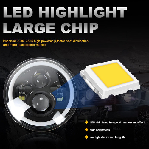 Faro Redondo Led De 7 Pulgadas Para Suzuki Samurai Jimmy