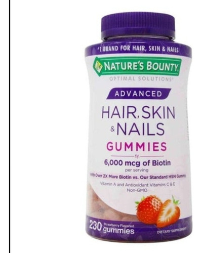 Natures Bounty Uñas, Piel Y Cabello 230 Gomitas