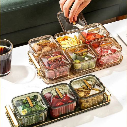 Bandeja Para Aperitivos De 6 Divisiones