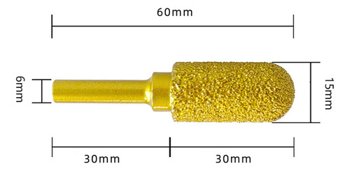 Broca De Fresa Para Pulir Diamante, Herramienta 15mm