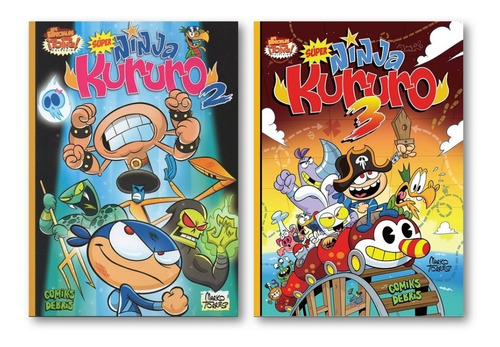 ** 2 Libros Super Ninja Kururo 2 Y 3 ** Marko Torres Comic