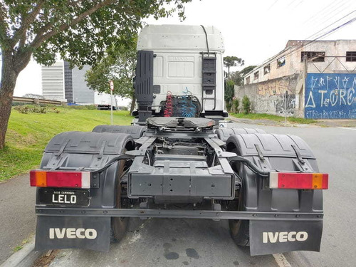 Imagem 4 de 14 de Iveco 400 6x2 Trucado Ano 2014 Automatico Teto Alto C/ Rodas
