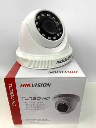 Imagen 2 de 3 de Camara De Seguridad Domo Hikvision 720p Hd