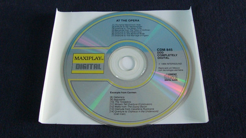 Alfred Gehardt & Royal P. Orchestra At The Opera Cd (Usado)