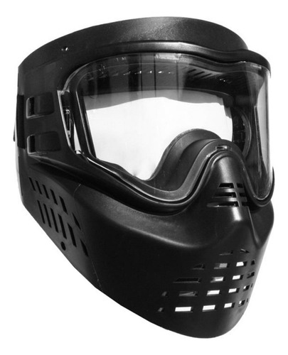 Careta Gotcha Gen Global Antifog Airsoft Marcadora Xtreme Color Negro