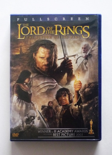 Pelicula The Lord Of The Rings The Return Of The King - Dvd 