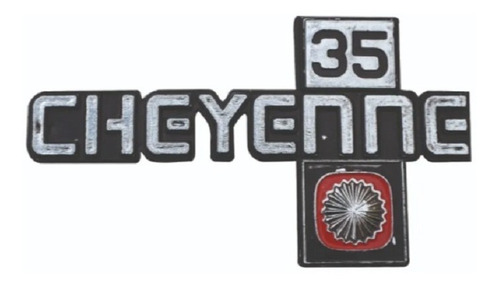Cheyenne Emblema 35 Lateral Accesorios Placa