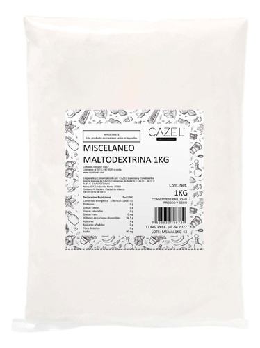 Maltodextrina Premium 1kg