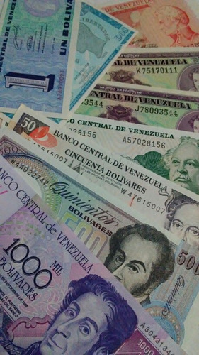 Excelente Set 9 Billetes Antiguos / Venezuela. Sin Circular