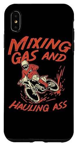 Funda Para iPhone XS Max Mixing Gas & Hauling Ass-02