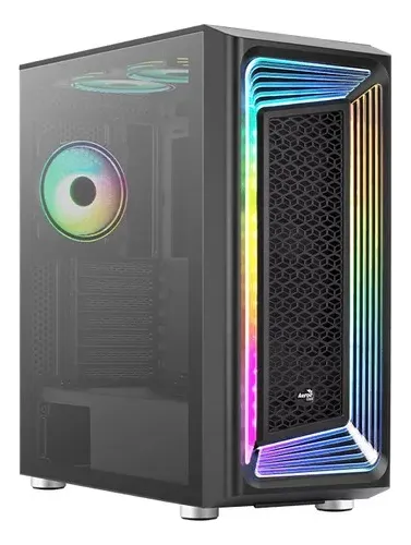comprar Caja Atx Gabinete Aerocool Interstellar Argb 5 Ventiladores