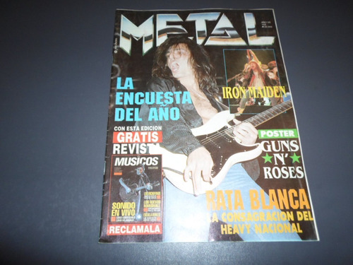 Metal 159 Rata Blanca Jaf Robert Plant Bon Jovi Warrant Kiss