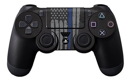 Skin Mightyskins Para Sony Ps4 Controller - Thin Blue Line