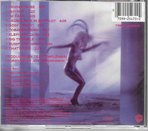 Cd David Lee Roth Eat 'em And Smile Estandar (Usado)