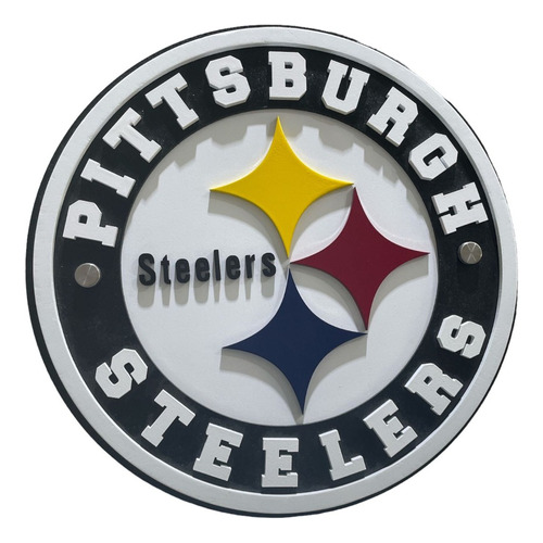 Letrero Logo Steelers Nfl Mdf