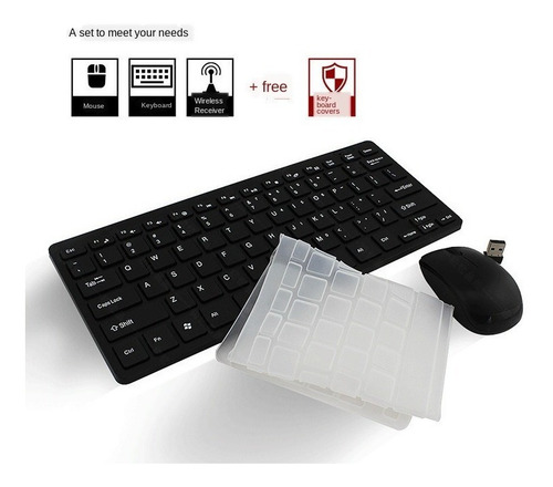 Kit Mouse Teclado Inalámbrico 2.4g Mini Slim! K03 Ñ